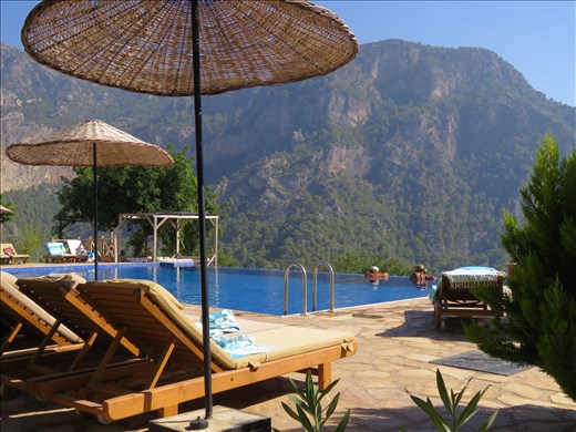 Turkey - Kabak - pool at lunch stop