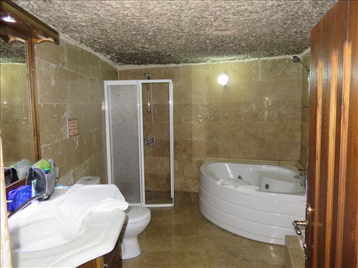 Turkey - Goreme - cave hotel bathroom