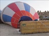 Turkey - Cappadocia - getting balloon ready for lift off - approx 6.30am : by jugap, Views[328]