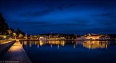 The city harbour at night. Late summer.: by juhat, Views[252]