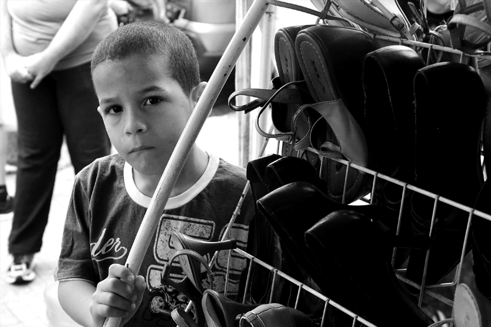 one of the homeless children who live there, the families need help to survive