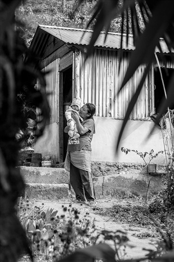 This was the first time I had visited a developing country and one of my biggest learnings was how universal certain traits of humanity were. For instance, the motherly love and pride in this photograph is a familiar subject matter, something we can recognise immediately without needing to know anything more.