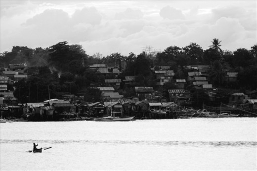
the sea gypsies community and most of them are depending on the sea for a living