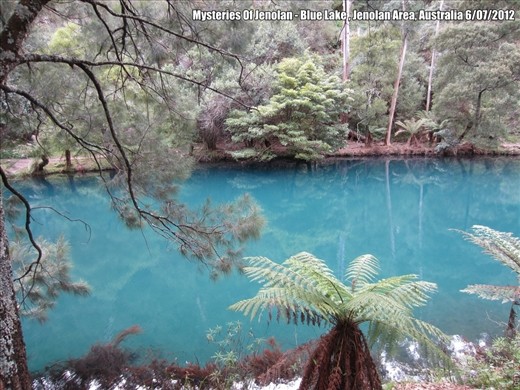 This lake has recognized by 1896, due to hydro carbonated and some chemical matterial has a blue colour, no life in this beautifullll lake.