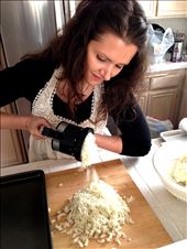 After boiling the potatoes, rice them & add egg, salt & ricotta, then knead.: by justtojess, Views[601]