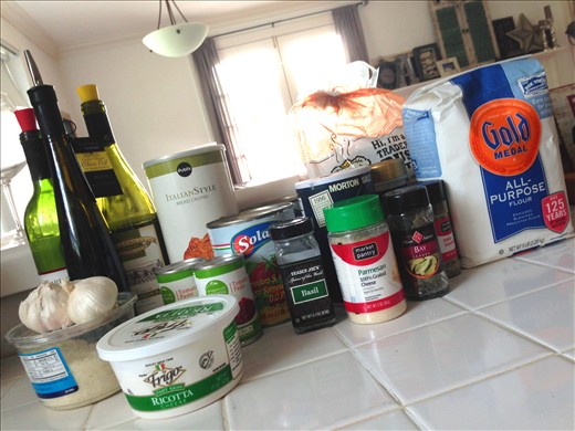 Start by gathering all of your ingredients