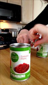Add 12 ounces tomato paste & 3 cans water: by justtojess, Views[317]