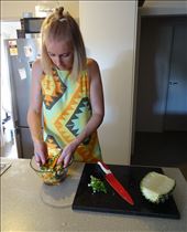 Mixing the carrot and cucumber pickle.: by juvellebehrendorff, Views[289]