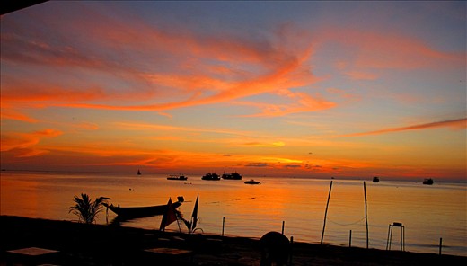 sun set koh tao
