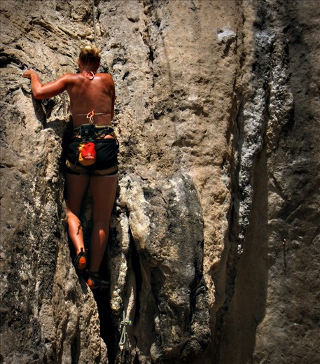 Climbing in Railay