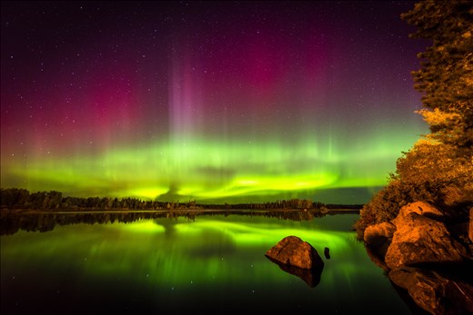 Geomagnetic storm underway, one of the most incredible nights of my life.