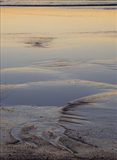 Just one of the patterns the waves carve into the sand as they roll in and out f: by kaannetts, Views[225]