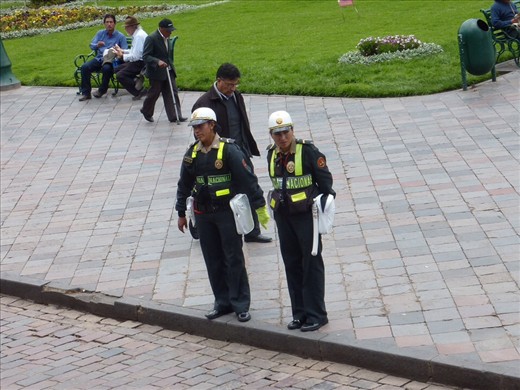 Cisco police.  There seems to be a few different sorts , whether it's traffic, municipal, security.