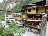 Aques Calientes - the gateway to Machu Pichu.  Doesn't look too impressive but has a certain charm.  It's hard to believe that this town was washed away in floods only a few years ago.: by kabrjb, Views[258]