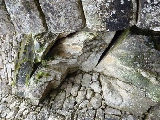 Some of these rocks are huge and all were moved by hand.