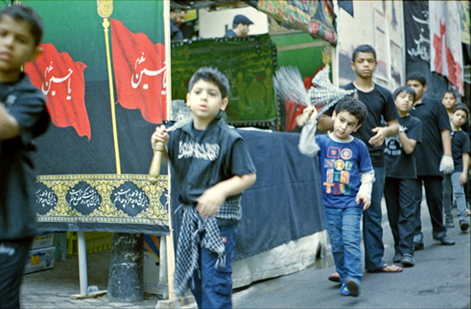 Shia Muslim kids were already taught about the tradition at a very young age. They participate during the reenactment of the suffering and death of Husayn as part of the parade and were just given lightweight chains so as not to hurt themselves. Years will go on and the tradition will be passed on to generations to come.