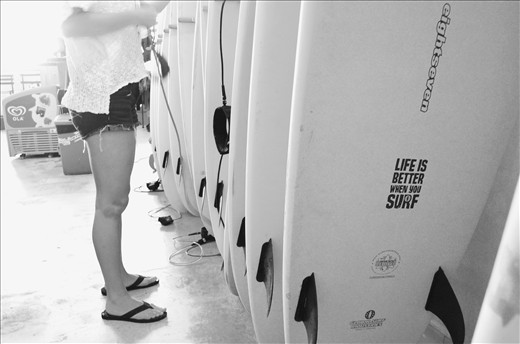 Taken in DTR’s (Dreams to Reality) Surf Shack, Created to help young adults.