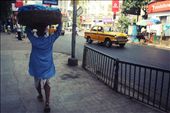 When you first face the streets ok Kolkata bustling with people its hard to not feel washed away by the current of activity. Carrying burdens on the head has been a common practice since ancient times and in India it is still a part of everyday life.: by kainet, Views[567]