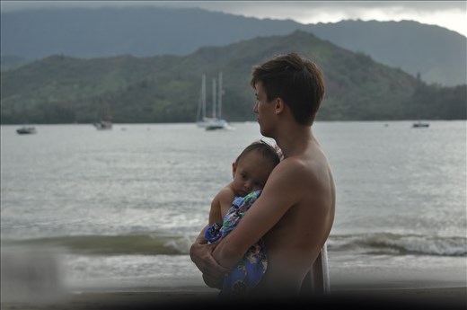 my brother and baby cousin