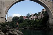 All through the summer men  like Nebojša spend their time as close to the river as possible, often jumping off the infamous Mostar bridge, once a coming of age rite for young men, now a tourist attraction: by kalaniman1, Views[389]