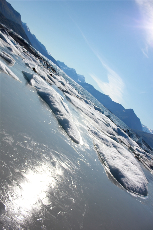 Glacier ice