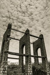 Ruins of Dhanushkodi Railway station hit by a massive tidal wave on Dec 22 1964: by kapilk, Views[685]
