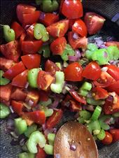 Getting the flavours from the fresh veggies : by kaptembwapride, Views[358]