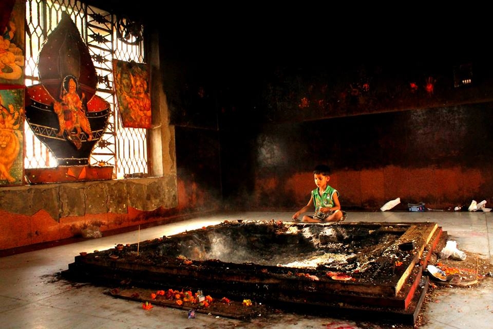 After Kangra, I further traveled down towards Nangal and made made another stop at Jwala Ji temple, another of the holy places in Indian culture. Famous for it's unexplained flames burning through centuries, this holy place has seen even the great Mughal emperor, Akbar, walk barefoot for almost 550 km to come and pay his homage. I took this shot at the havan-kund, which is in the premises of the main temple. While waiting for the smoke in the havan to intensify, i noticed this child come and very religiously do the usual practice of offering prasad at the havan-kund. This is one of the many pictures i took of him and never in all those clicks he looked at me, nor did the sound of the camera distract him. My journey ended here as I moved towards Nangal for the wedding with some great memories and even better shots :)