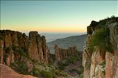 The Valley of Desolation.
Cambedoo is an area in the Karoo (South Africa). Although is a semi-desert area, it has a rich and diverse ecosystem. The piled dolerites columns form a breathtaking picture with the Great Karoo plains in the background. : by karoo, Views[925]
