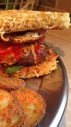My spin on the infamous 'Ramen Burger'