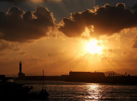 Old harbor, chania