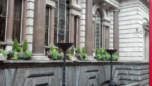 these black poles are actually street 