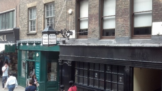 Where writers such as Dickens use to hang out