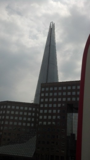 behind the buildings is the 