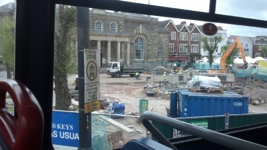 there was building and excavating all over London for more corporate buildings. It's starting to look like New York!