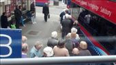 a line of old people.. idk I thought it was funny they were being herded like cattle.: by kate_holla86, Views[141]