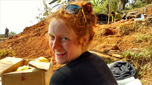 Izzy, a volunteer from New Zealand 