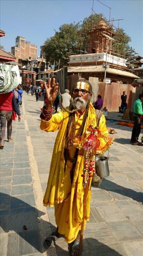 Guy in Durbar Square