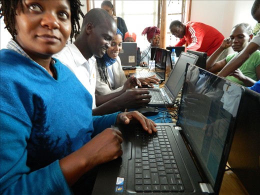 Skill set: Give a Heart to Africa, Moshi, Tanzania: Students like Pendo often travel over three and a half hours each day to attend sessions at Give a Heart to Africa. Students learn various hands on skills which they can turn into a career or small business upon graduation.