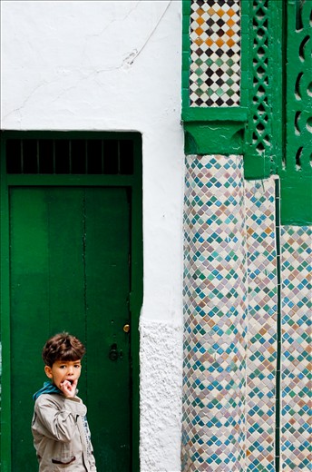 Tanger-Morocco 2010- Boy looking