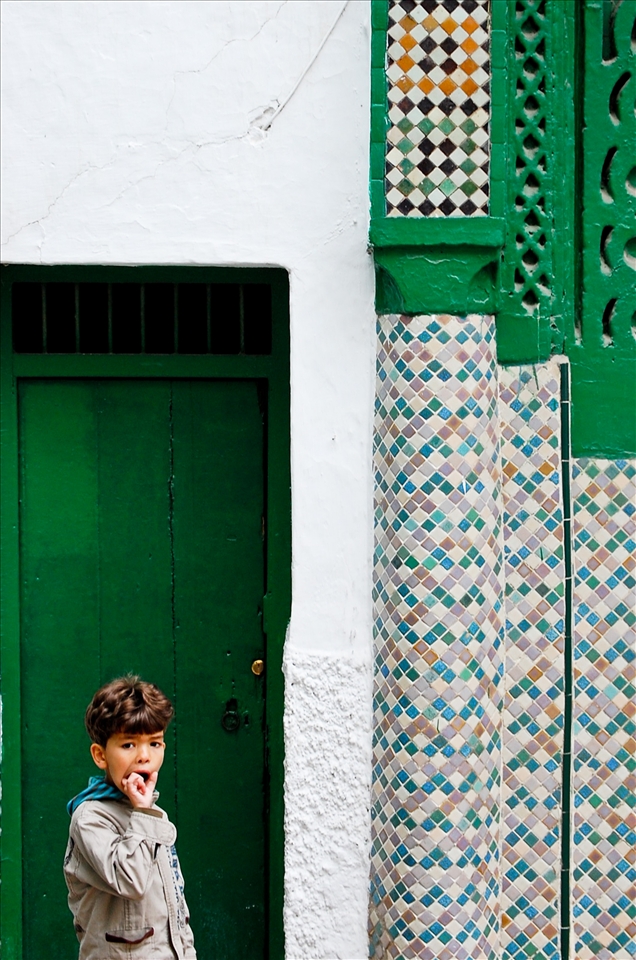 Tanger-Morocco 2010- Boy looking