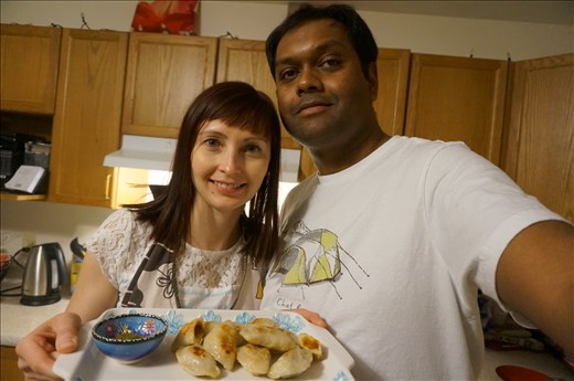 Our dinner is complete, smachnogo! 