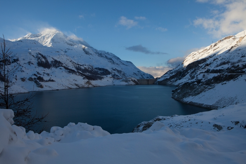This damn has been built in between Val D'isere and Tignes in France. On passing it between the resorts I felt that I had to visit this place where man had intervened in nature. There were no bus routes so I hiked for nearly 3 hours to reach this spot. I was intrigued by the lake in the mountainous path and the obvious human evidence but the lack of active human activity.  