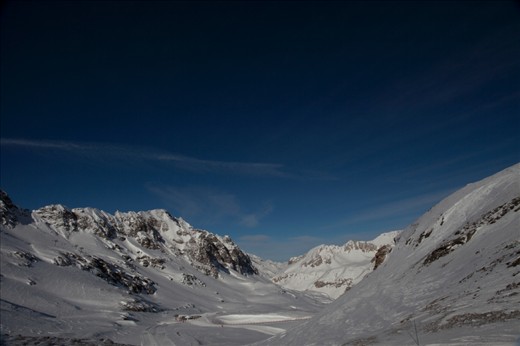 When travelling to Val D'isere in France, I wanted to document the mountains beyond the ski resort. I think this picture represents my lasting impression on the place. When I was atop the mountain with nothing but my camera, I felt a sense of deep peace that can only be accomplished by immersing yourself in complete nature. I found the juxtaposition between the bustling ski slopes and the everlasting solemnity of the mountains overwhelming. 
