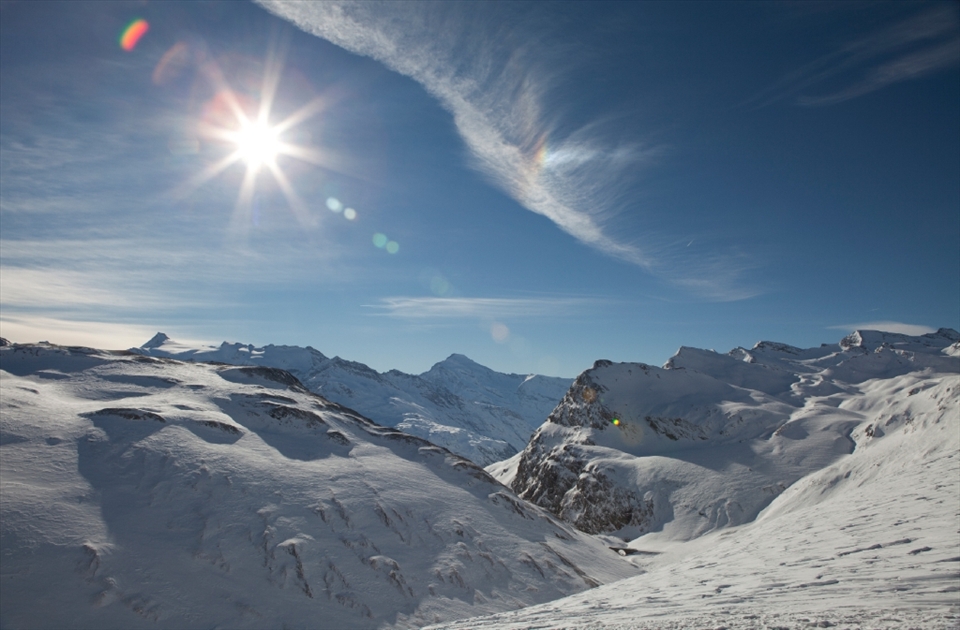 To Italy, With Love From France. From where I stood in France I could see the Italian Alps. There is something majestic about standing in one country and seeing the cusp of another. When looking deeper, you can see the bridge that leads the way and the clouds seemed to be pulling you further, to adventure into the unknown beyond. 