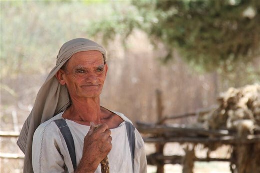 Shepherd in Nazareth Village