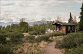 A cabin sits on the shore of Kluane Lake. Scientists working at the Kluane Lake Research Station during the summer sleep in these basic cabins. Although they protect the researchers from the grizzlies that share the base with them in the late summer, the cracks in the plywood don't keep out the plentiful mosquitos. : by katri_o, Views[948]