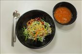 Only plain vegetable bibimbap (mixed rice) is served to monks and guests alike: by katria, Views[500]