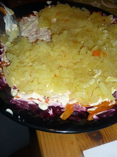 Half of the layers placed already