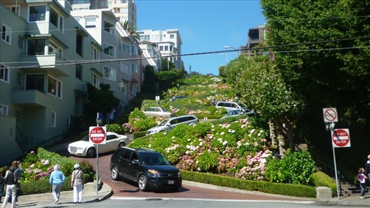 San Francisco's famous Lombard Street.